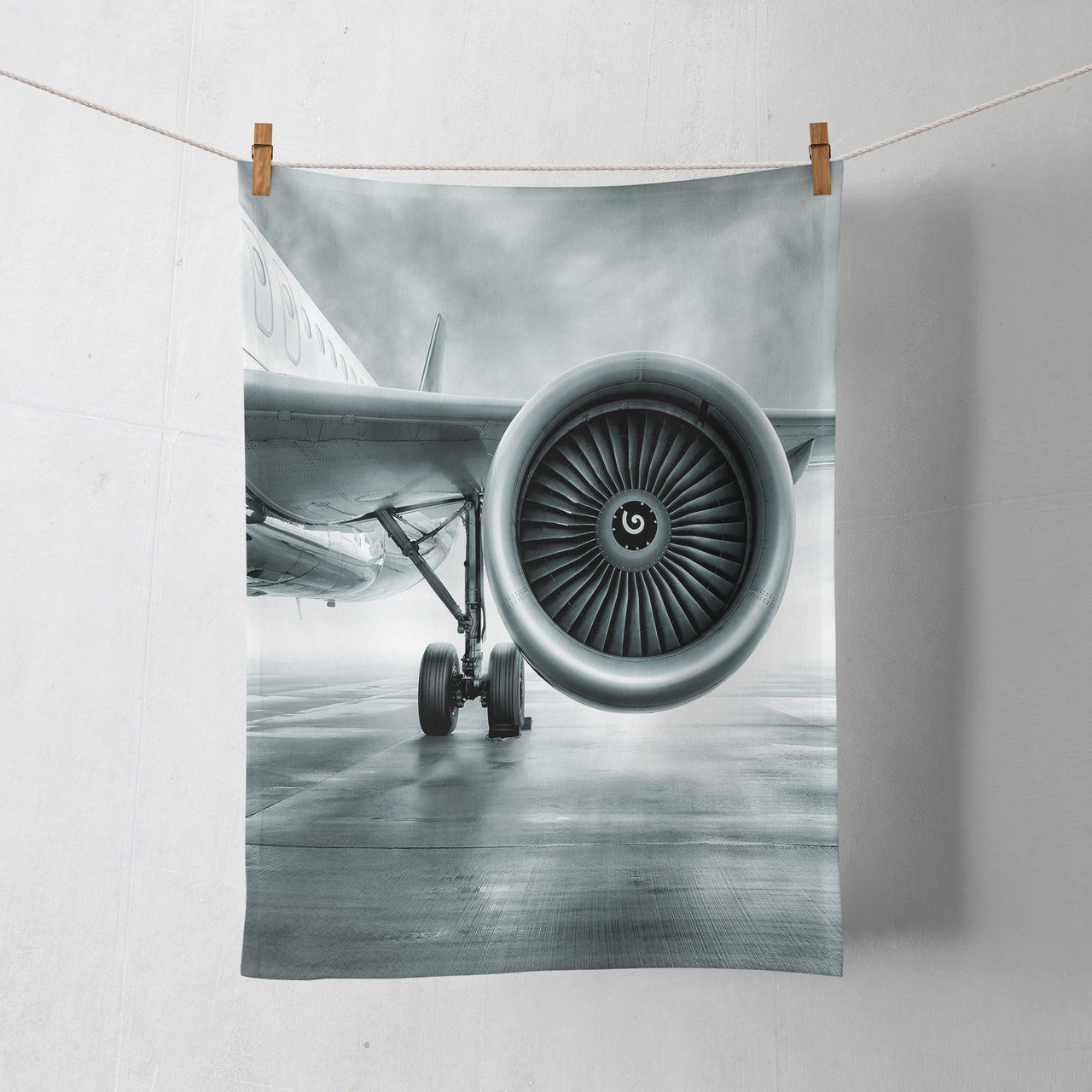 Super Cool Airliner Jet Engine Designed Towels