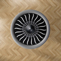 Thumbnail for Super Cool Jet Engine Designed Carpet & Floor Mats (Round)