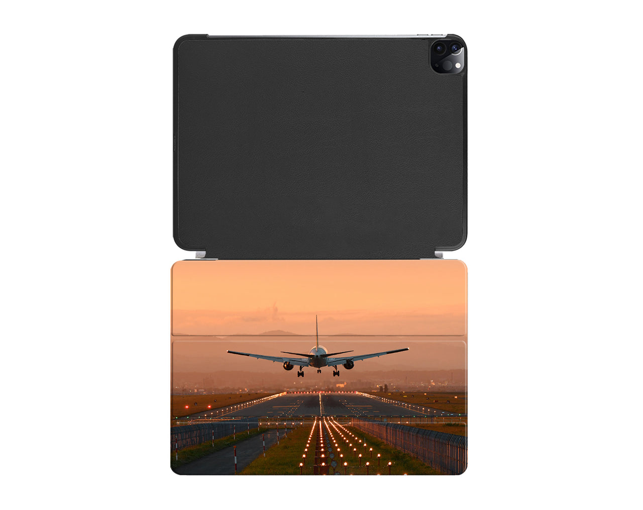 Super Cool Landing During Sunset Designed iPad Cases