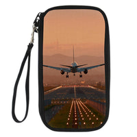 Thumbnail for Super Cool Landing During Sunset Designed Travel Cases & Wallets