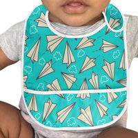 Thumbnail for Super Cool Paper Airplanes Designed Baby Bib