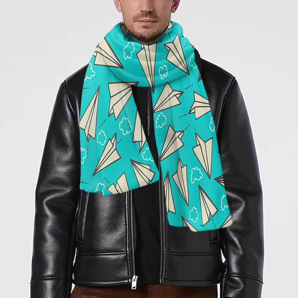 Super Cool Paper Airplanes Designed Scarfs