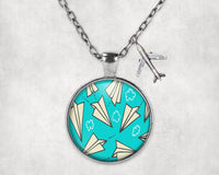 Thumbnail for Super Cool Paper Airplanes Designed Necklaces