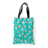 Thumbnail for Super Cool Paper Airplanes Designed Tote Bags