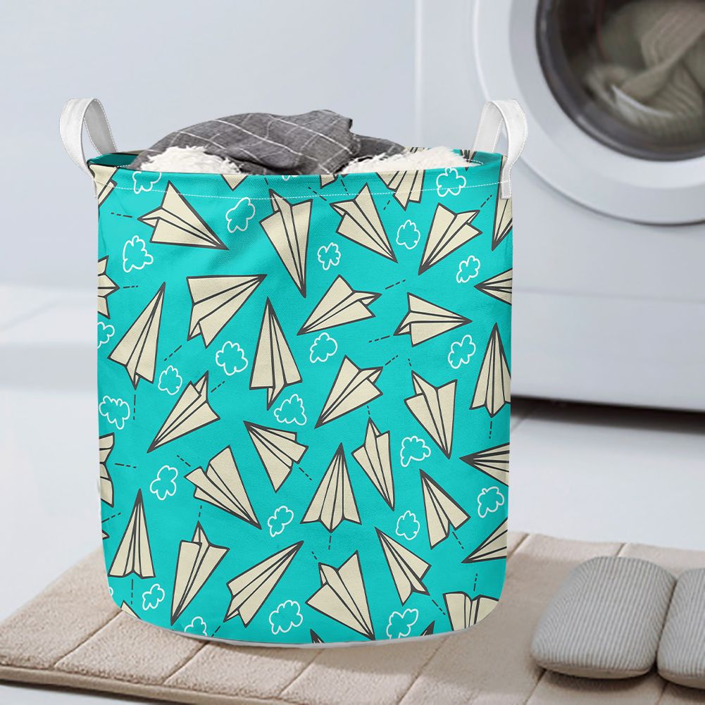 Super Cool Paper Airplanes Designed Laundry Baskets