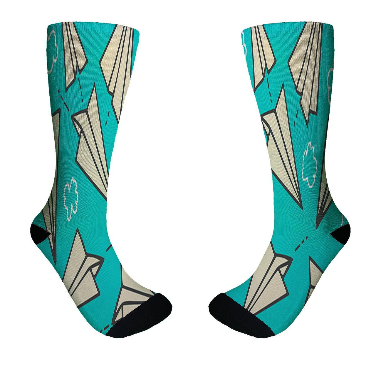 Super Cool Paper Airplanes Designed Socks