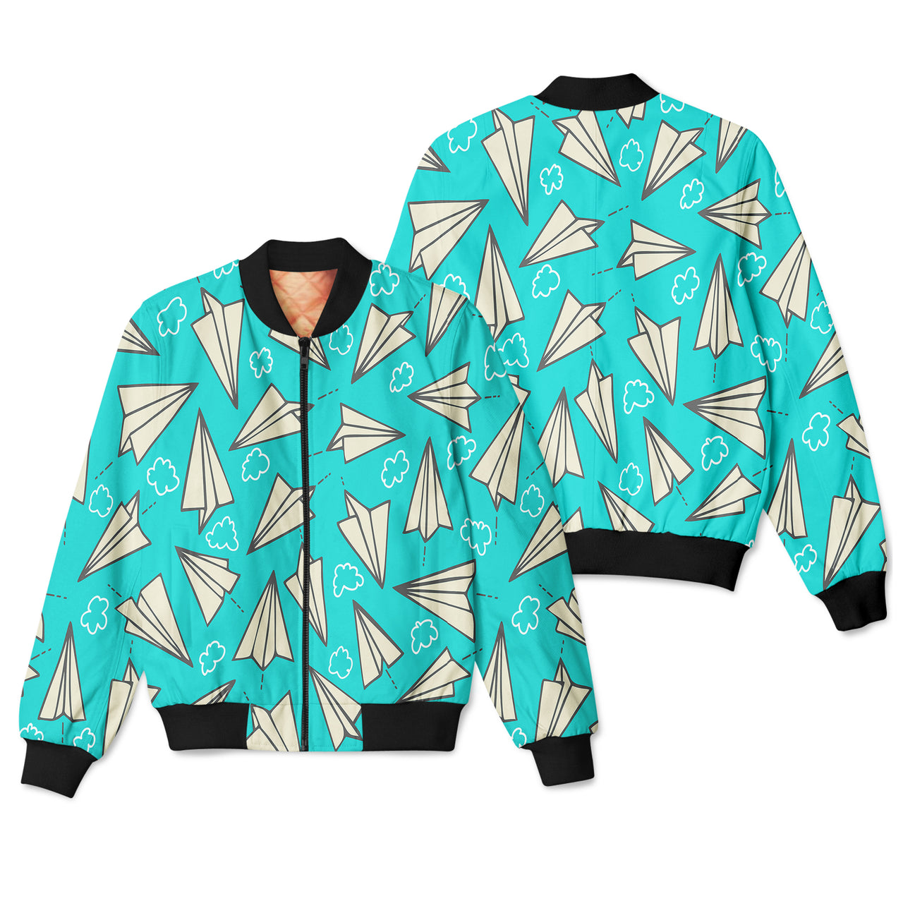 Super Cool Paper Airplanes Designed 3D Pilot Bomber Jackets