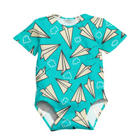 Thumbnail for Super Cool Paper Airplanes Designed 3D Baby Bodysuits