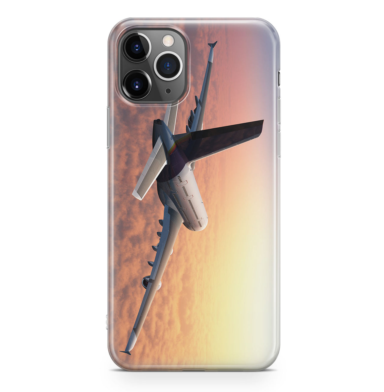Super Cruising Airbus A380 over Clouds Designed iPhone Cases