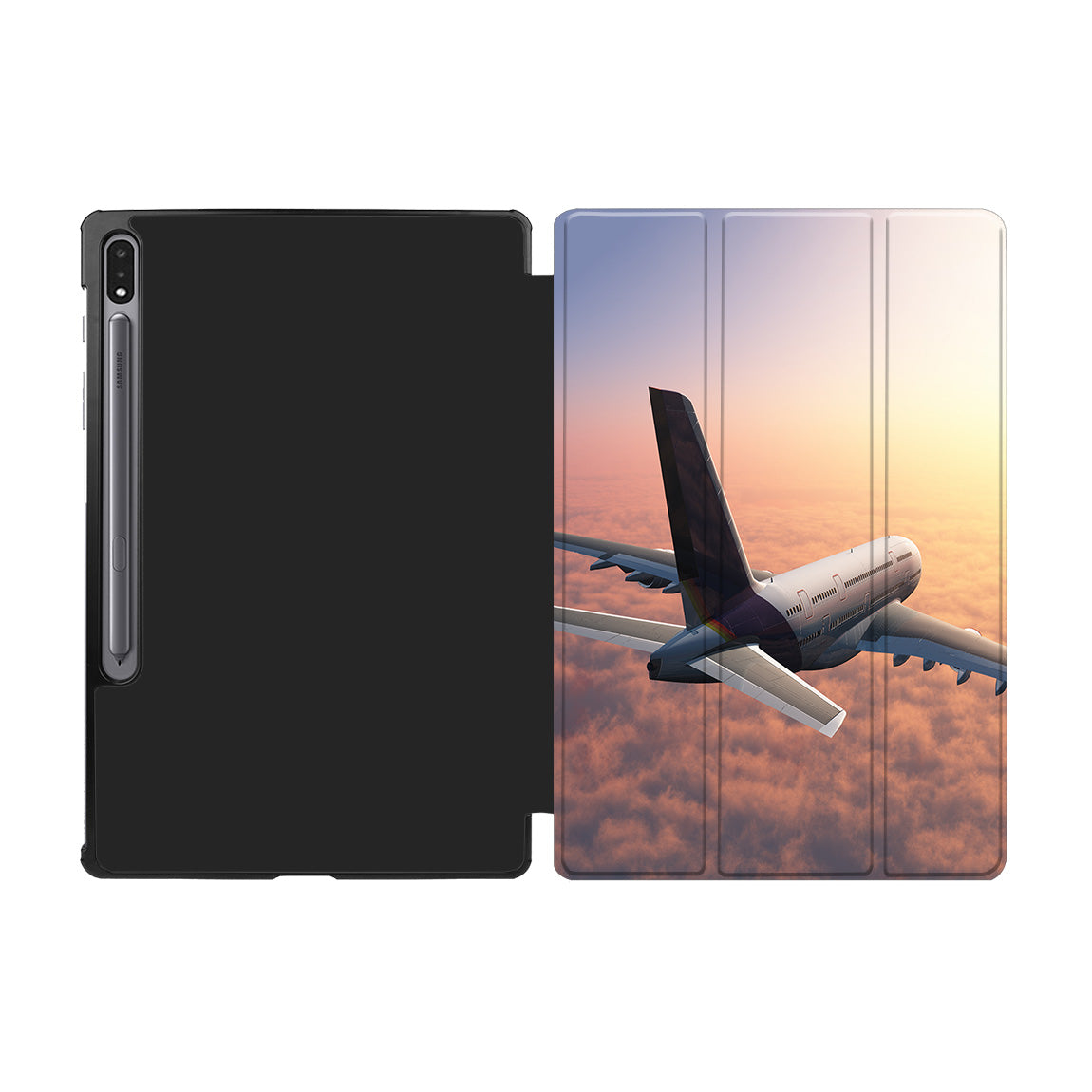 Super Cruising Airbus A380 over Clouds Designed Samsung Tablet Cases