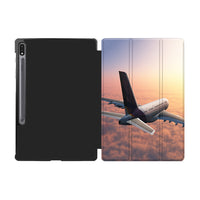 Thumbnail for Super Cruising Airbus A380 over Clouds Designed Samsung Tablet Cases