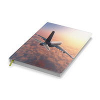 Thumbnail for Super Cruising Airbus A380 over Clouds Designed Notebooks
