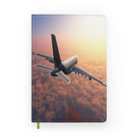 Thumbnail for Super Cruising Airbus A380 over Clouds Designed Notebooks