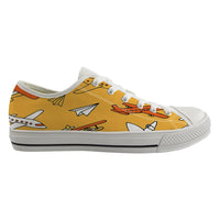 Thumbnail for Super Drawings of Airplanes Designed Canvas Shoes (Men)