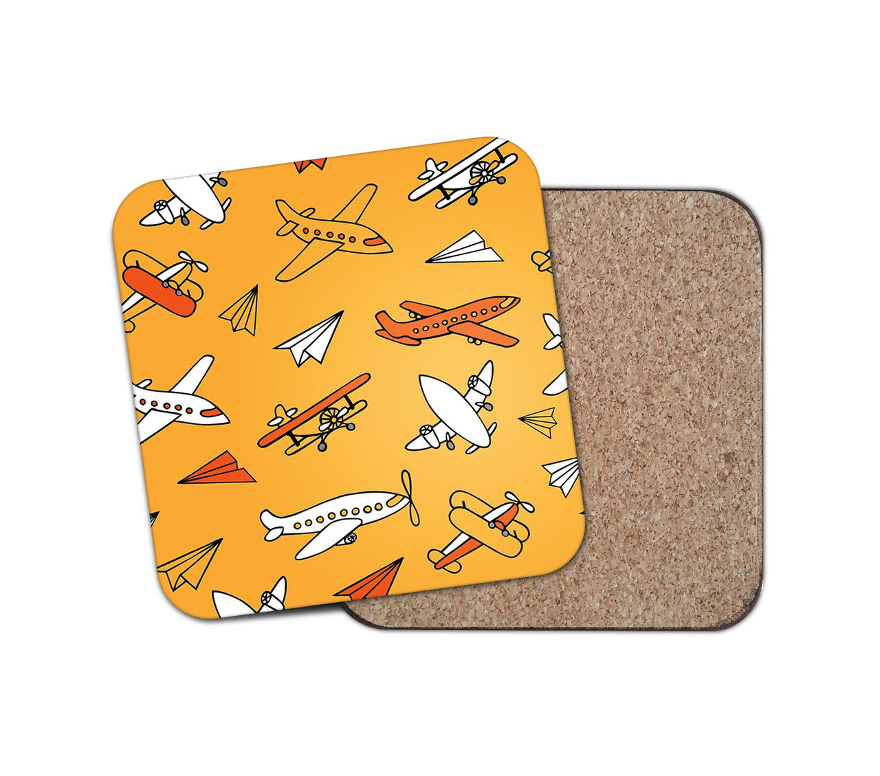 Super Drawings of Airplanes Designed Coasters