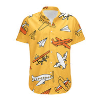 Thumbnail for Super Drawings of Airplanes Designed 3D Shirts