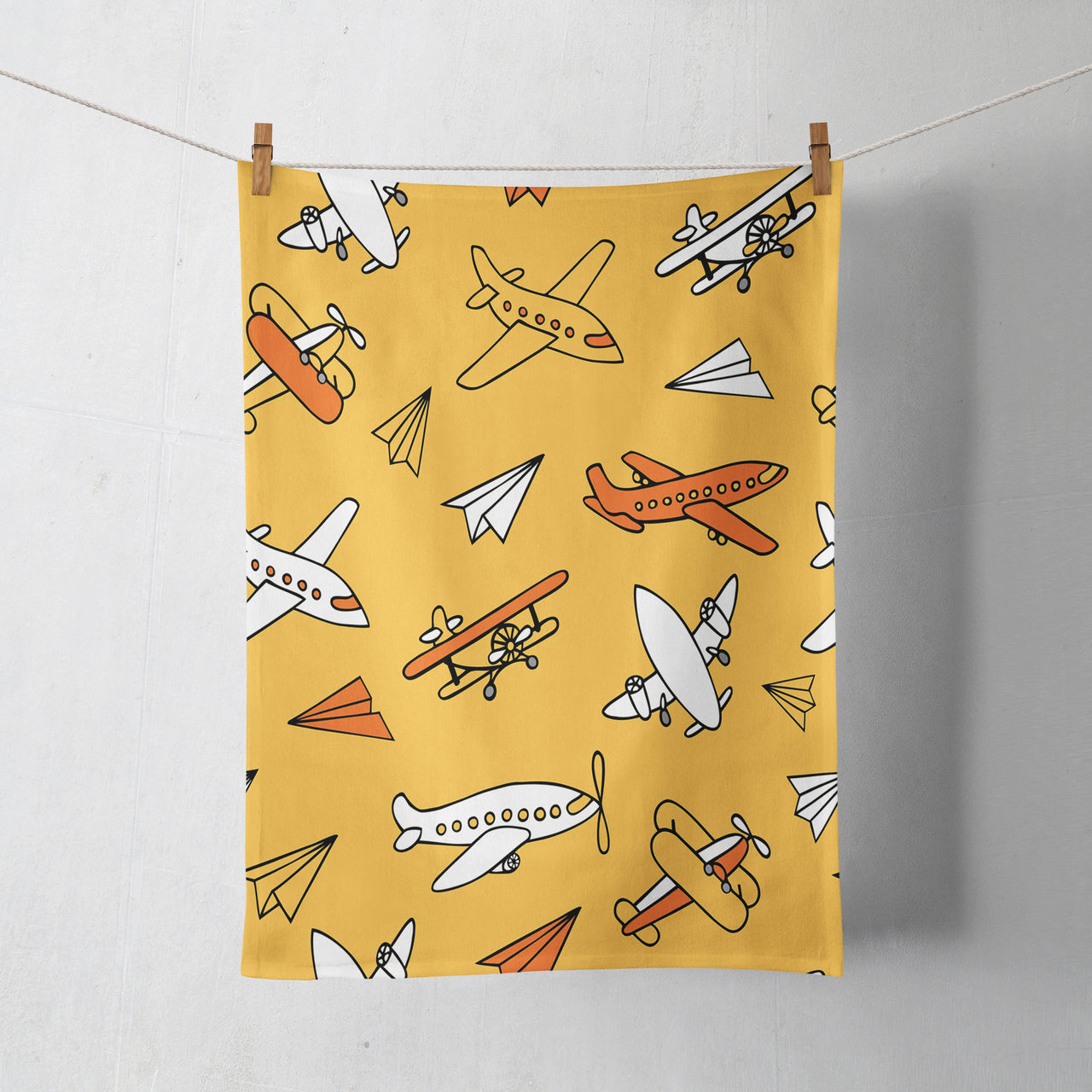 Super Drawings of Airplanes Designed Towels