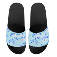 Thumbnail for Super Funny Airplanes Designed Sport Slippers
