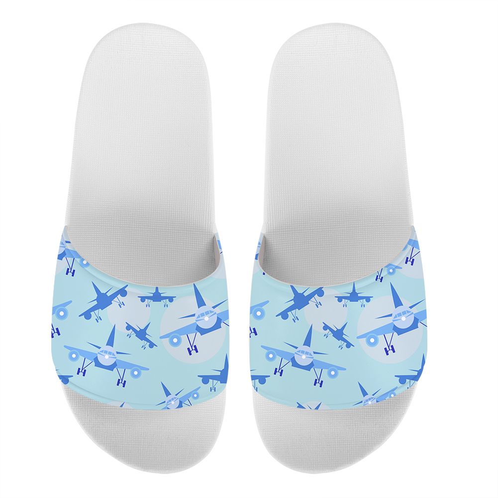 Super Funny Airplanes Designed Sport Slippers
