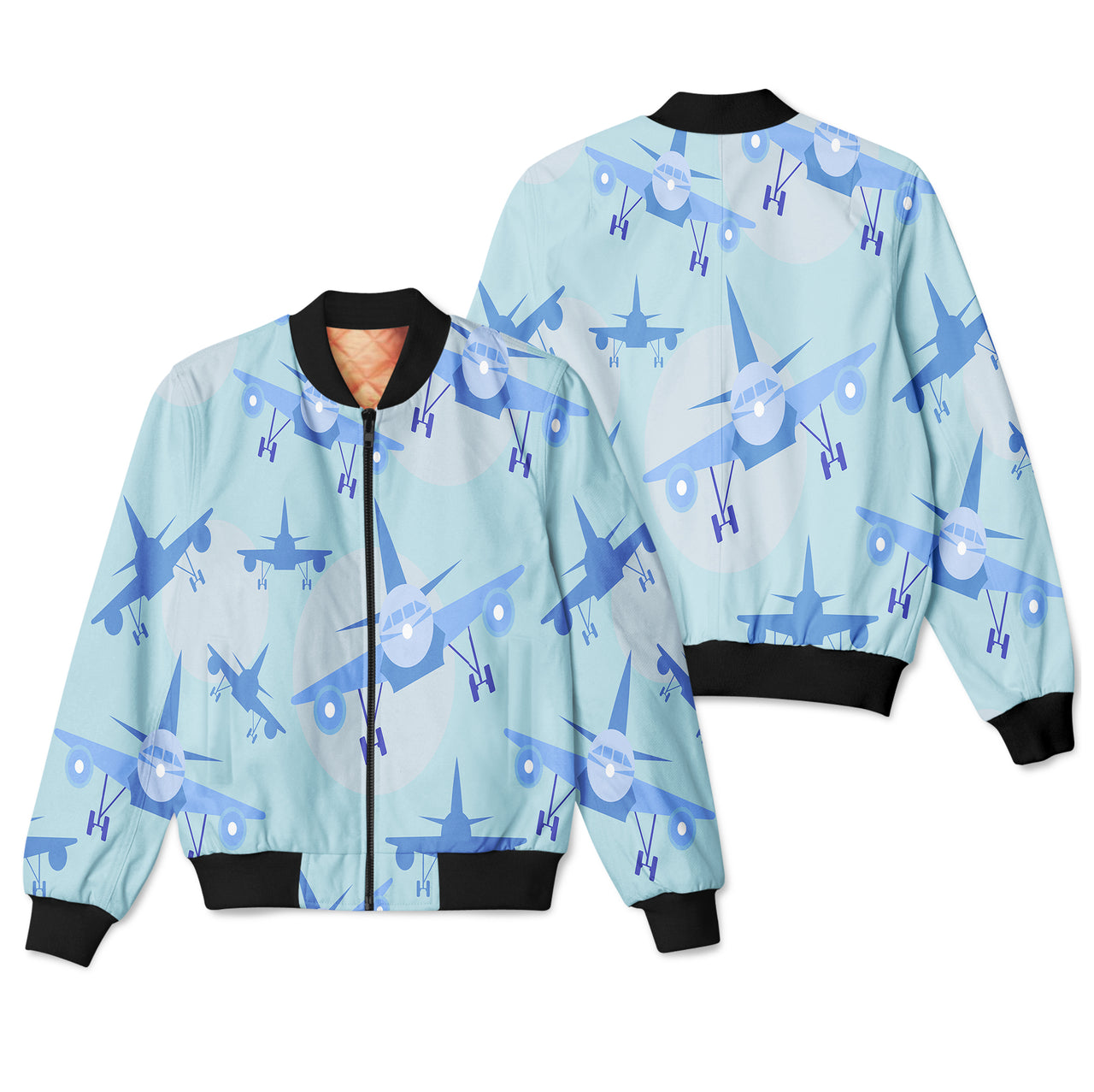 Super Funny Airplanes Designed 3D Pilot Bomber Jackets