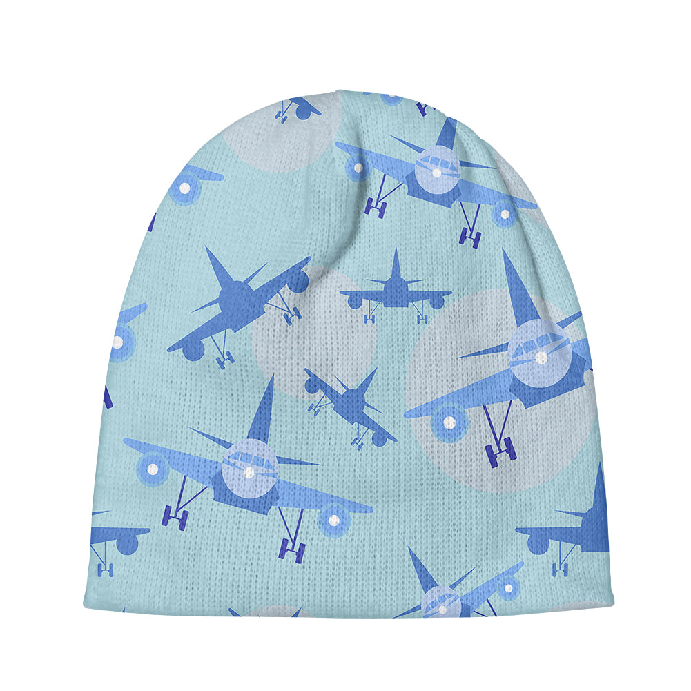 Super Funny Airplanes Designed Knit 3D Beanies