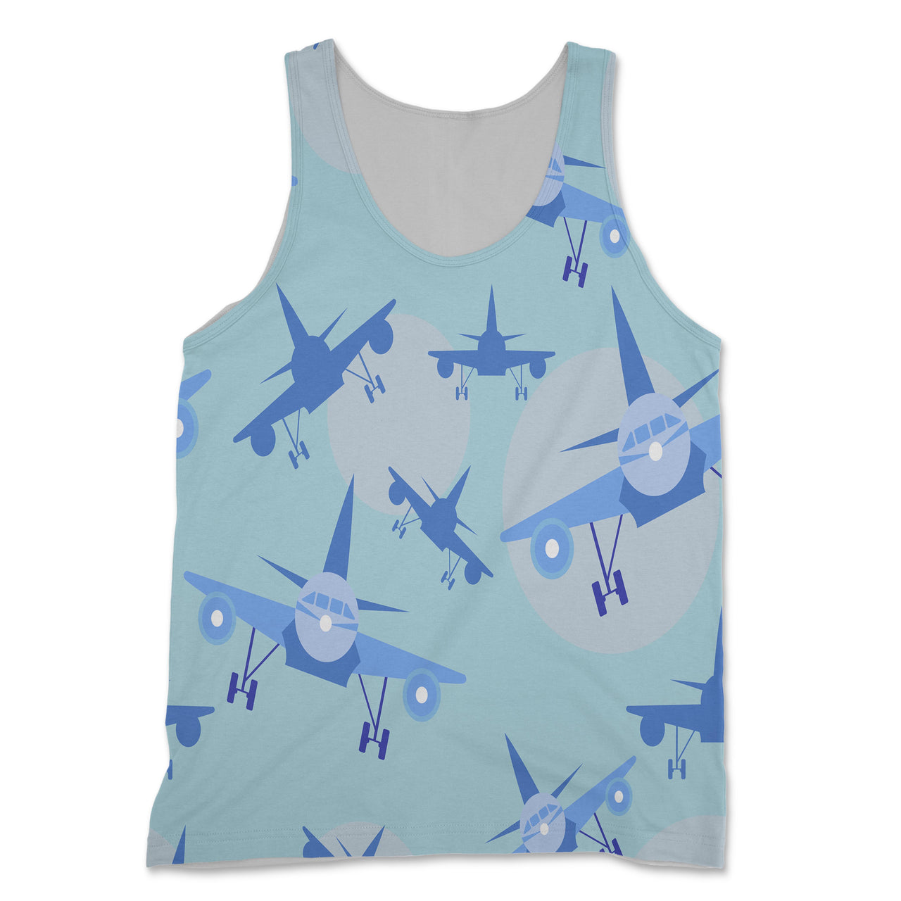 Super Funny Airplanes Designed 3D Tank Tops