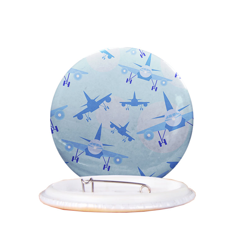 Super Funny Airplanes Designed Pins