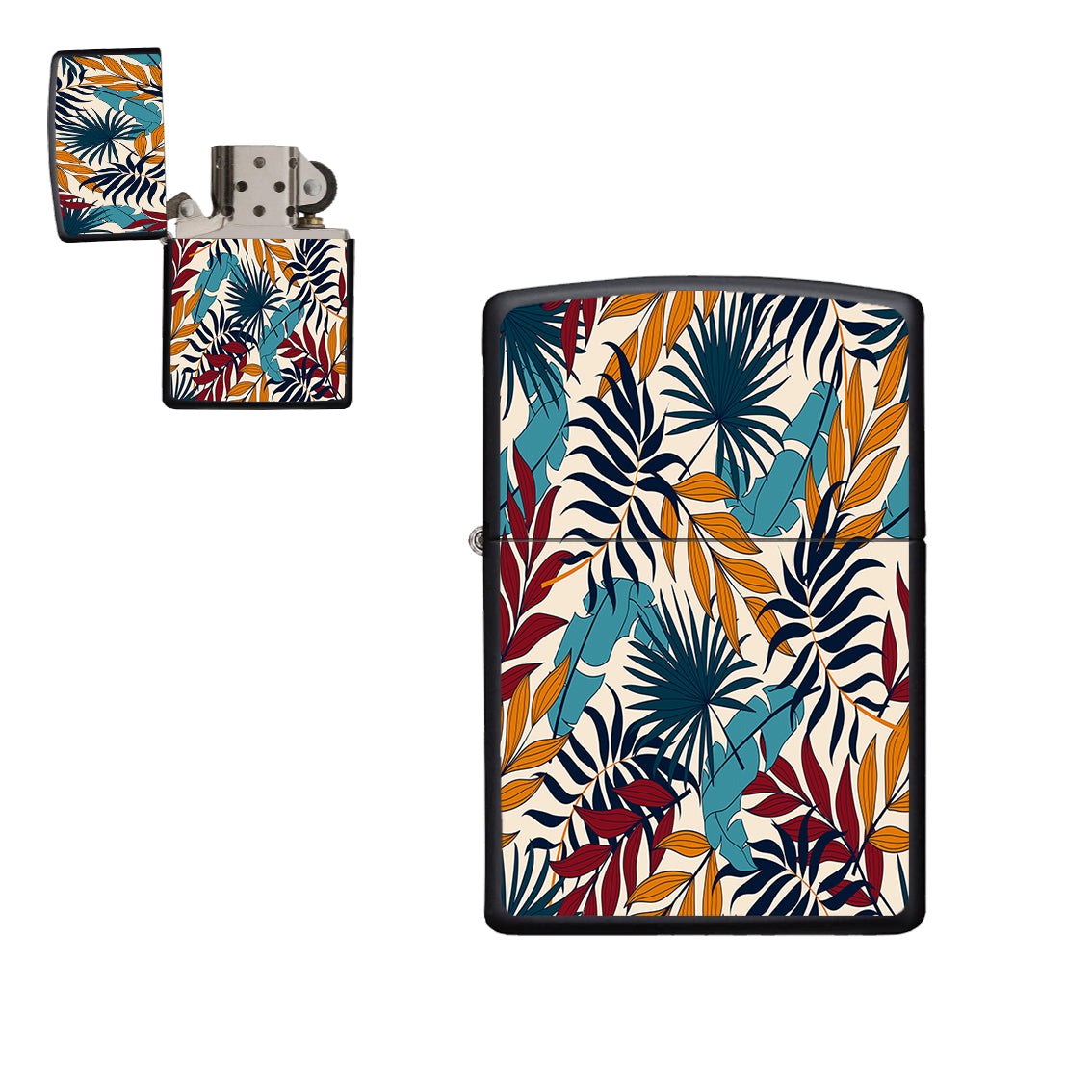 Super Leafs Designed Metal Lighters