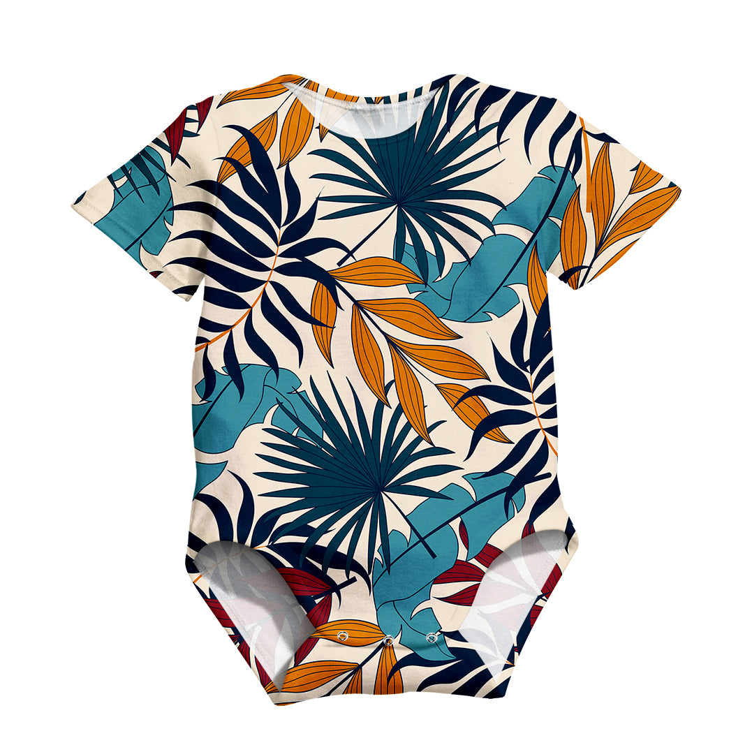 Super Leafs Designed 3D Baby Bodysuits