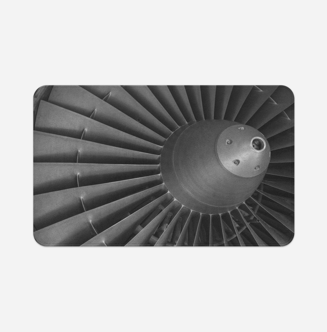 Super View of Jet Engine Designed Bath Mats