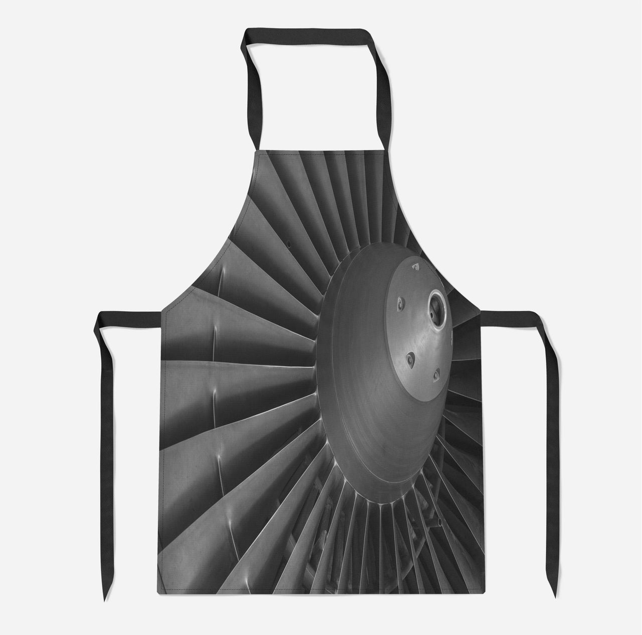 Super View of Jet Engine Designed Kitchen Aprons
