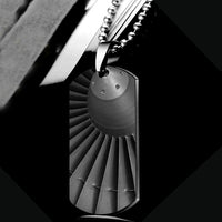 Thumbnail for Super View of Jet Engine Designed Metal Necklaces