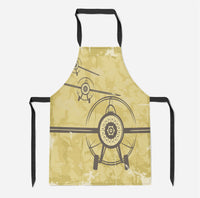Thumbnail for Super Vintage Propeller Designed Kitchen Aprons