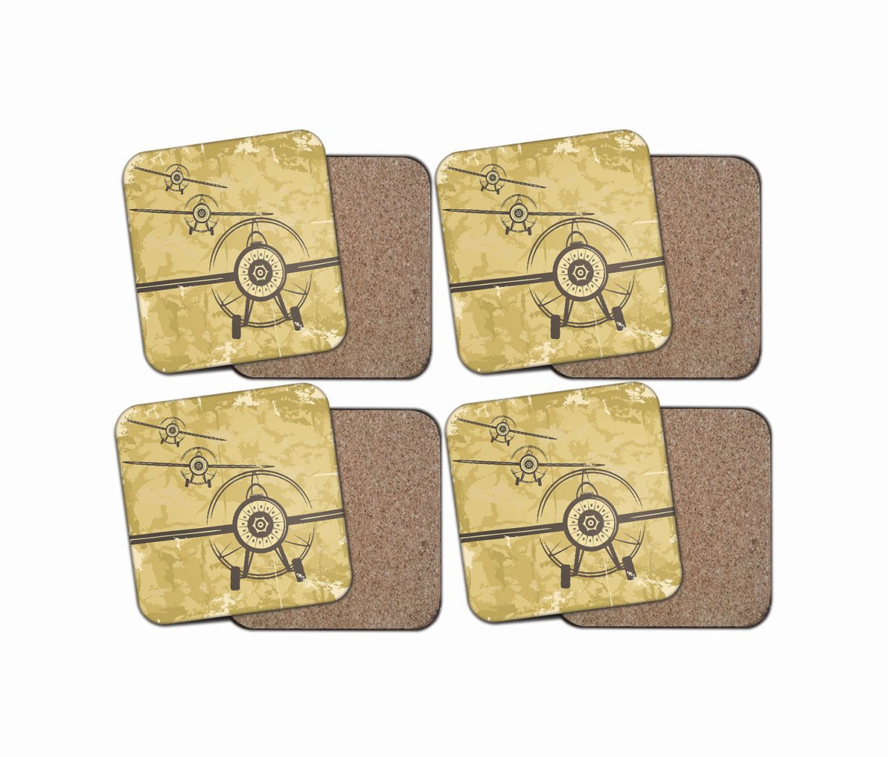 Super Vintage Propeller Designed Coasters