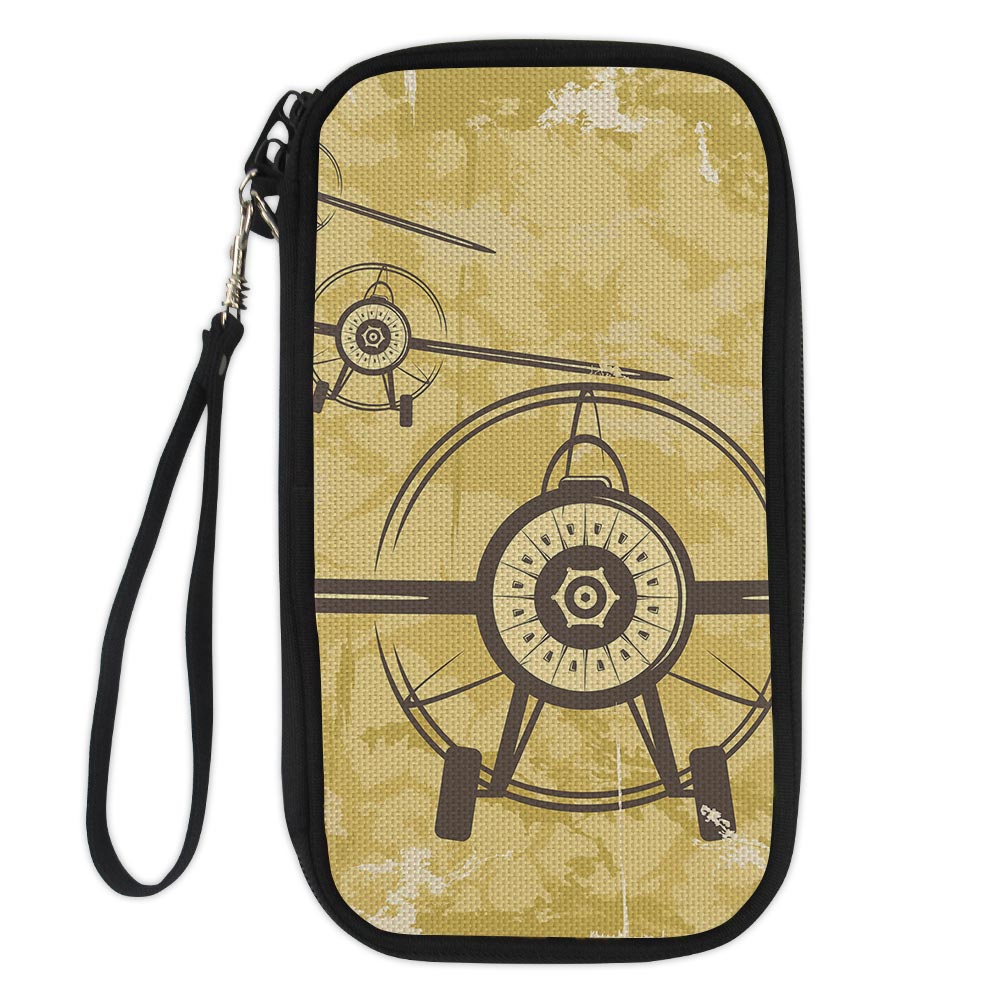 Super Vintage Propeller Designed Travel Cases & Wallets