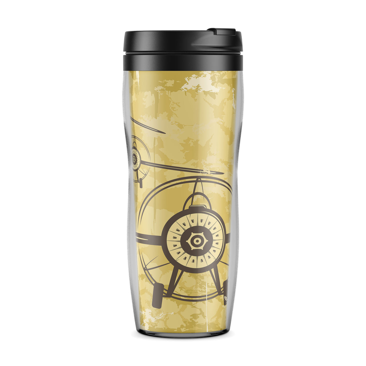 Super Vintage Propeller Designed Travel Mugs