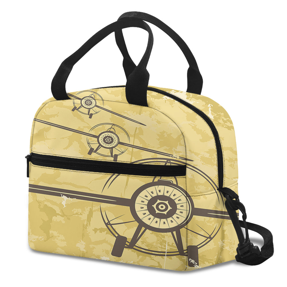 Super Vintage Propeller Designed Lunch Bags
