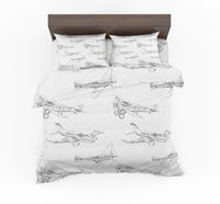 Thumbnail for Super Aircrafts Designed Bedding Sets