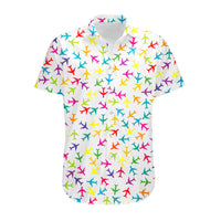 Thumbnail for Super Colourful Airplanes Designed 3D Shirts