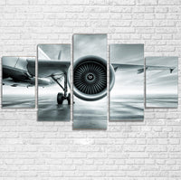 Thumbnail for Super Cool Airliner Jet Engine Printed Multiple Canvas Poster