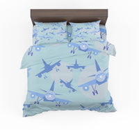 Thumbnail for Super Funny Airplanes Designed Bedding Sets