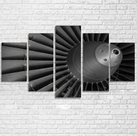 Thumbnail for Super View of Jet Engine Printed Multiple Canvas Poster Aviation Shop 
