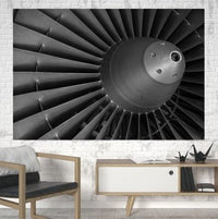 Thumbnail for Super View of Jet Engine Printed Canvas Posters (1 Piece) Aviation Shop 