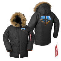Thumbnail for Supermen of The Skies (Sunrise) Designed Parka Bomber Jackets