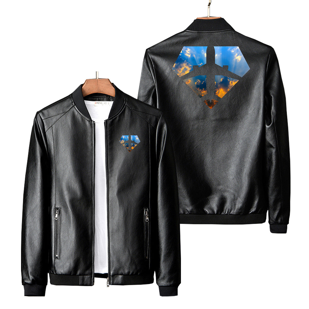Supermen of The Skies (Sunrise) Designed PU Leather Jackets