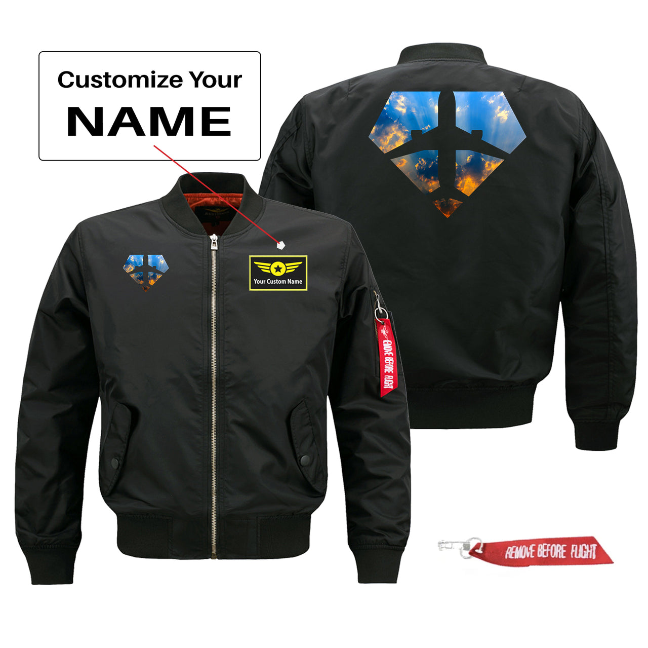 Supermen of The Skies (Sunrise) Designed Pilot Jackets (Customizable)
