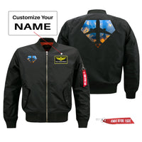 Thumbnail for Supermen of The Skies (Sunrise) Designed Pilot Jackets (Customizable)