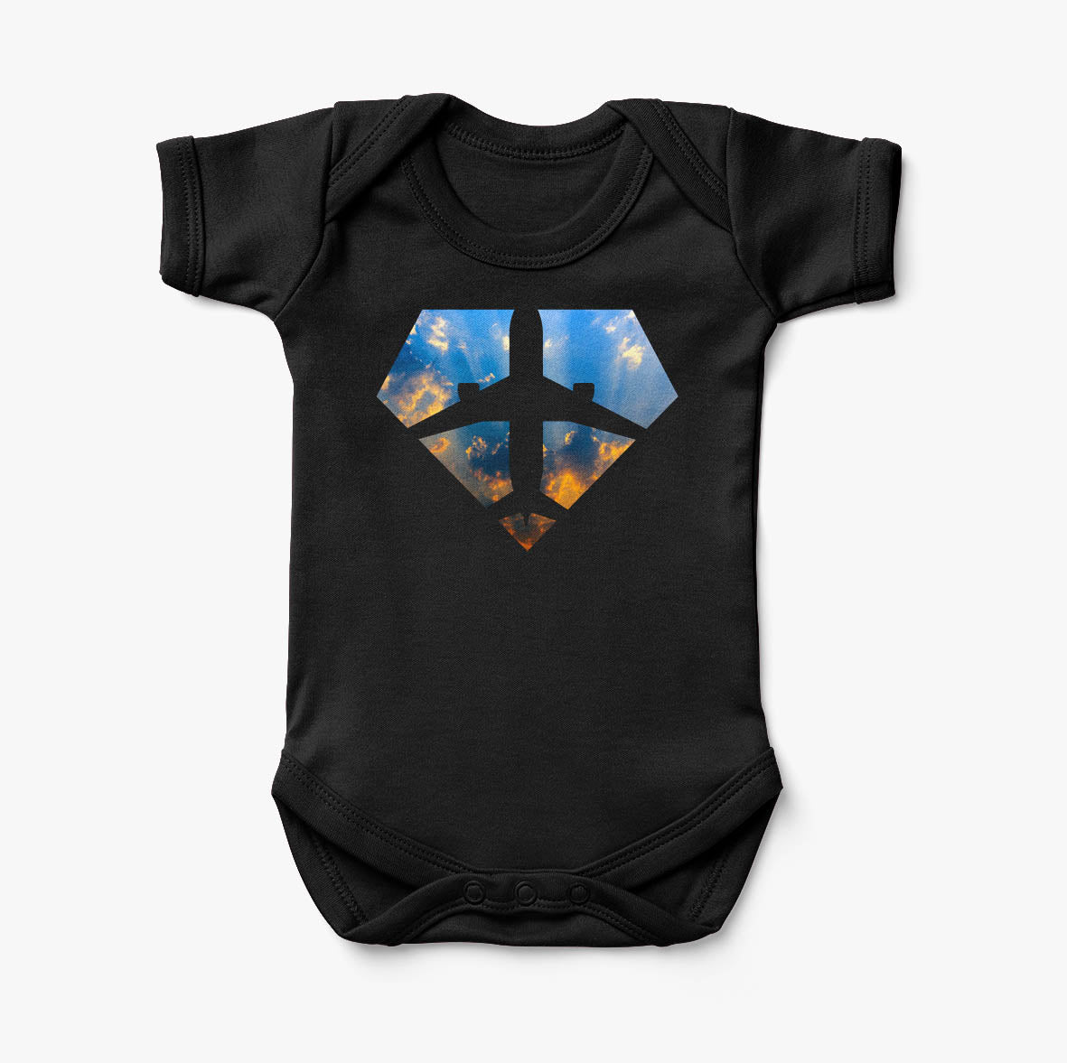 Supermen of The Skies (Sunrise) Designed Baby Bodysuits