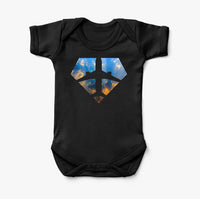 Thumbnail for Supermen of The Skies (Sunrise) Designed Baby Bodysuits