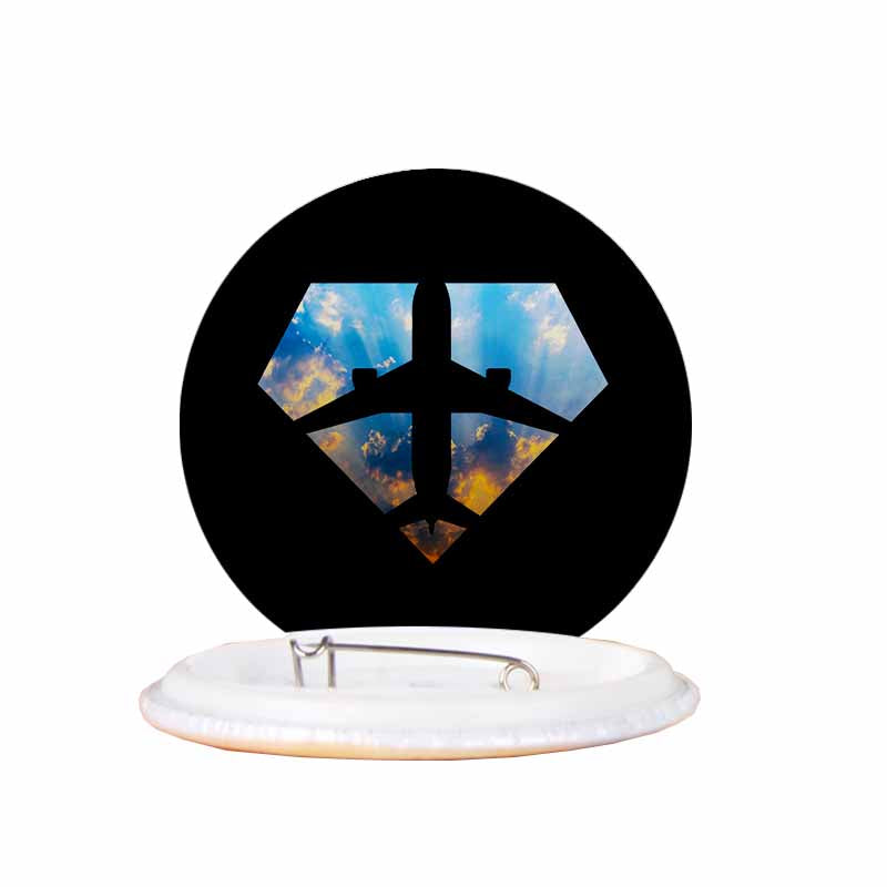 Supermen of The Skies (Sunrise) Designed Pins